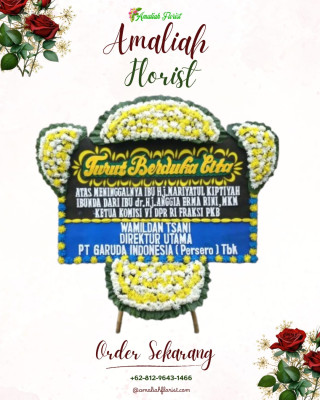 Papan Bunga Duka di Telaga Biru